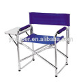 Silla deportiva de director con mesa lateral y bolsillos laterales